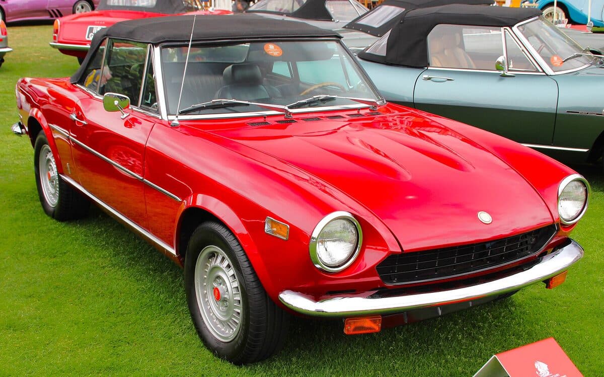 Fiat 124 Spider, Rostkarte