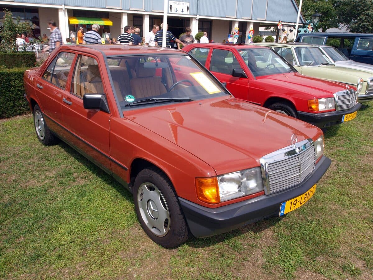 Mercedes-Benz W201, Rostkarte