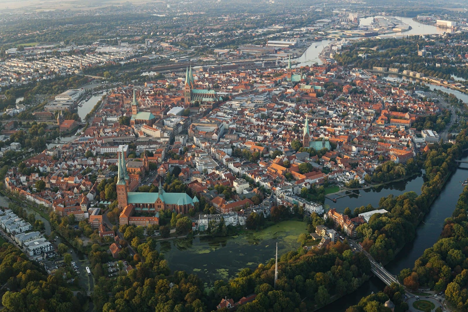 Raum Lübeck und Holstein, Ansicht der Gegend