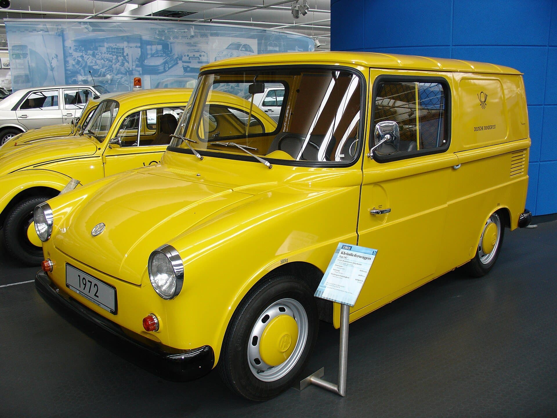 VW Fridolin: Der Postwagen aus Käfer, Bulli und Karmann Ghia (1964–1974) VW Fridolin: Der Postwagen aus Käfer, Bulli und Karmann Ghia (1964–1974), Bild zum Zitat