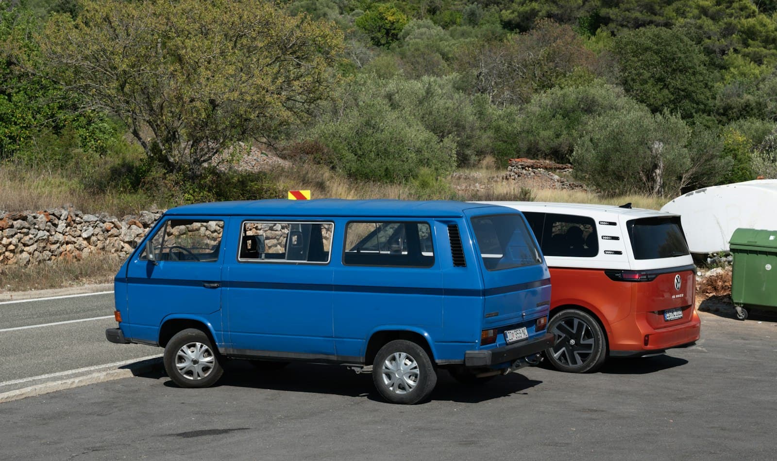 Der T3: Luft, Wasser oder Diesel, hinten sitzt die Antwort. Ein VW T3
