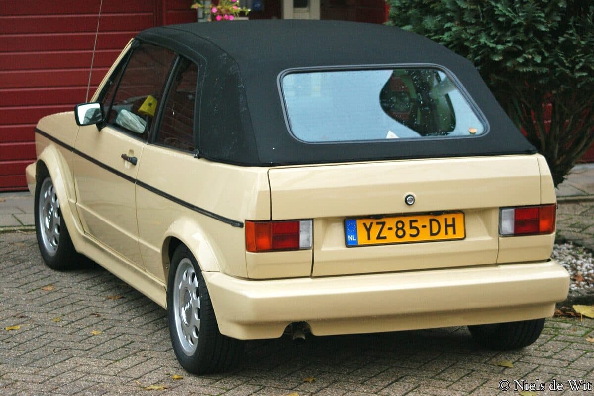 Volkswagen Golf I Cabriolet Volkswagen Golf I Cabriolet, Modellporträt